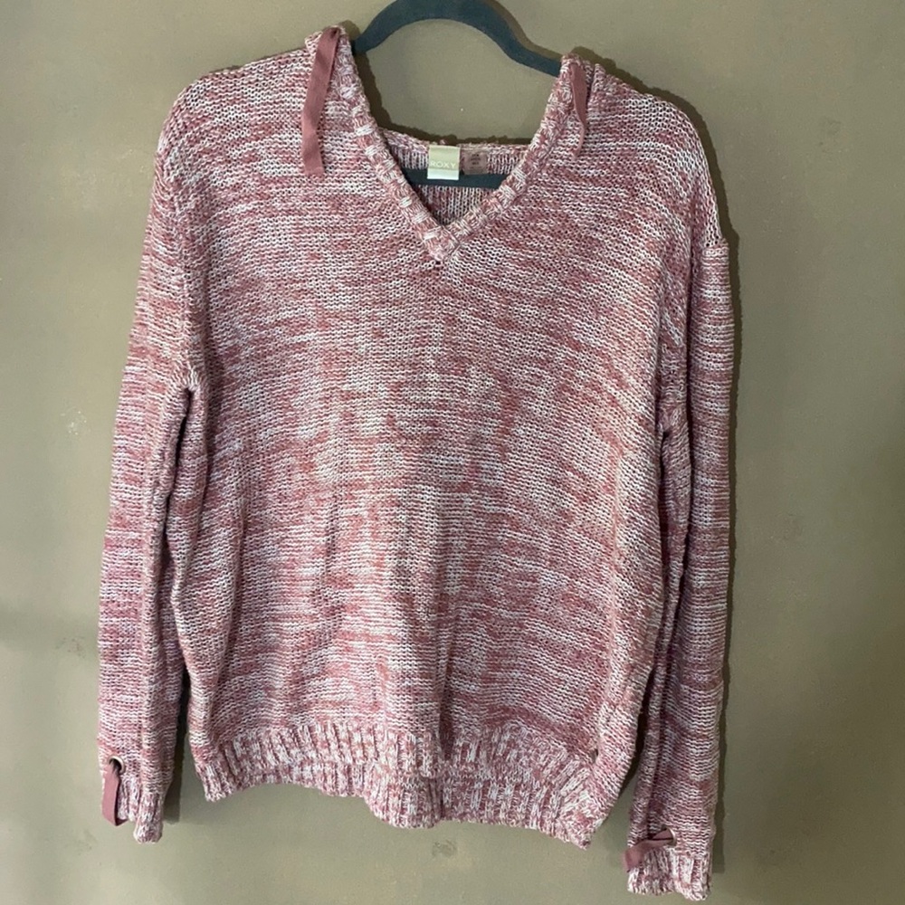 Vintage Roxy Surf Wear Pink Pullover Hoodie like new